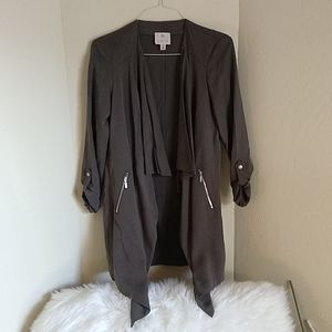 Women's Olive Draped Blazer